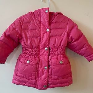 Hanna Andersson Pink Puffer Coat Sz 80 (18-24 months)